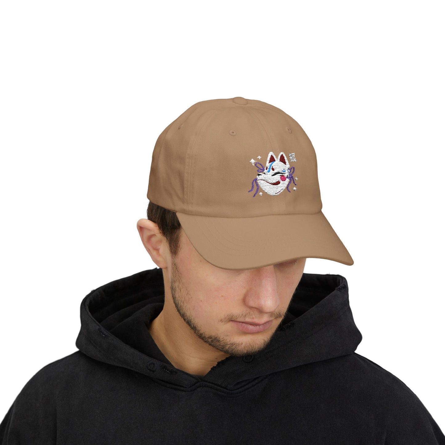 Classic Dad Cap with Playful Fox Design