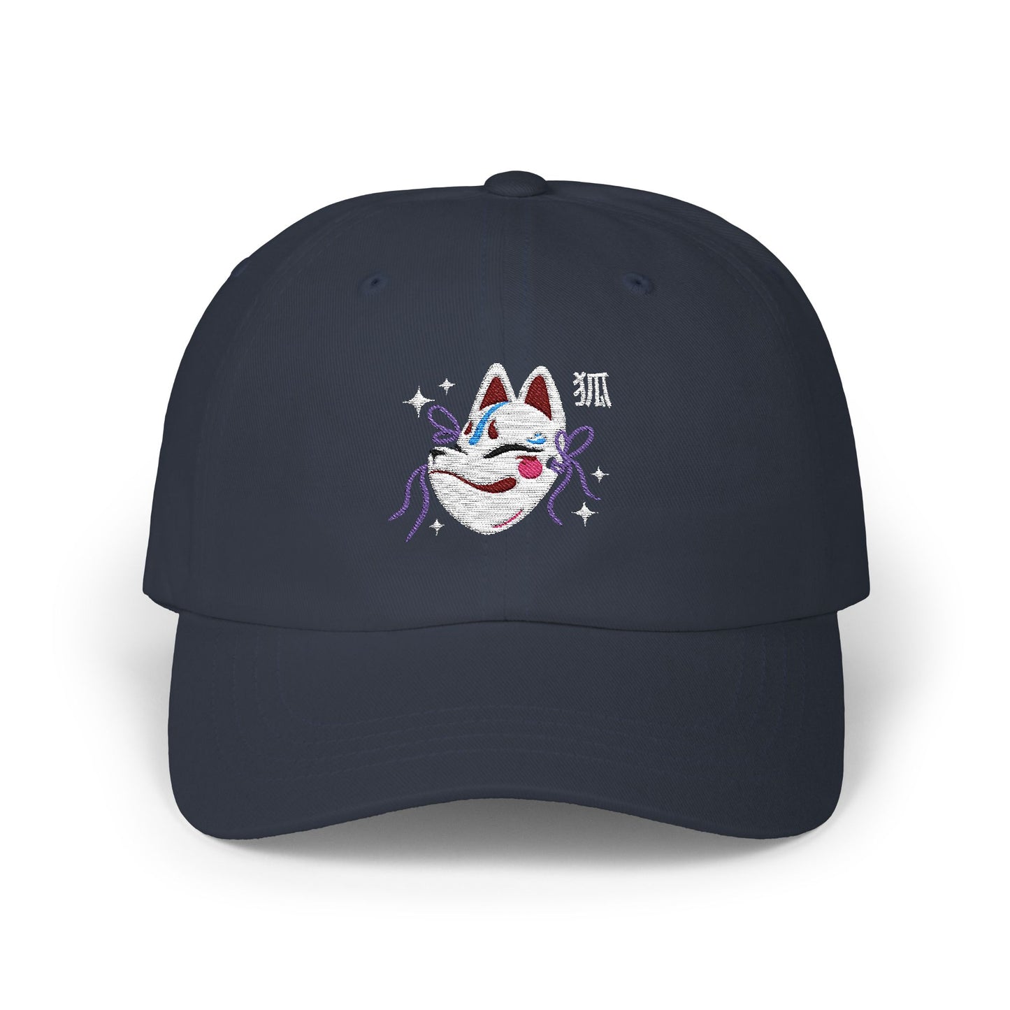 Classic Dad Cap with Playful Fox Design