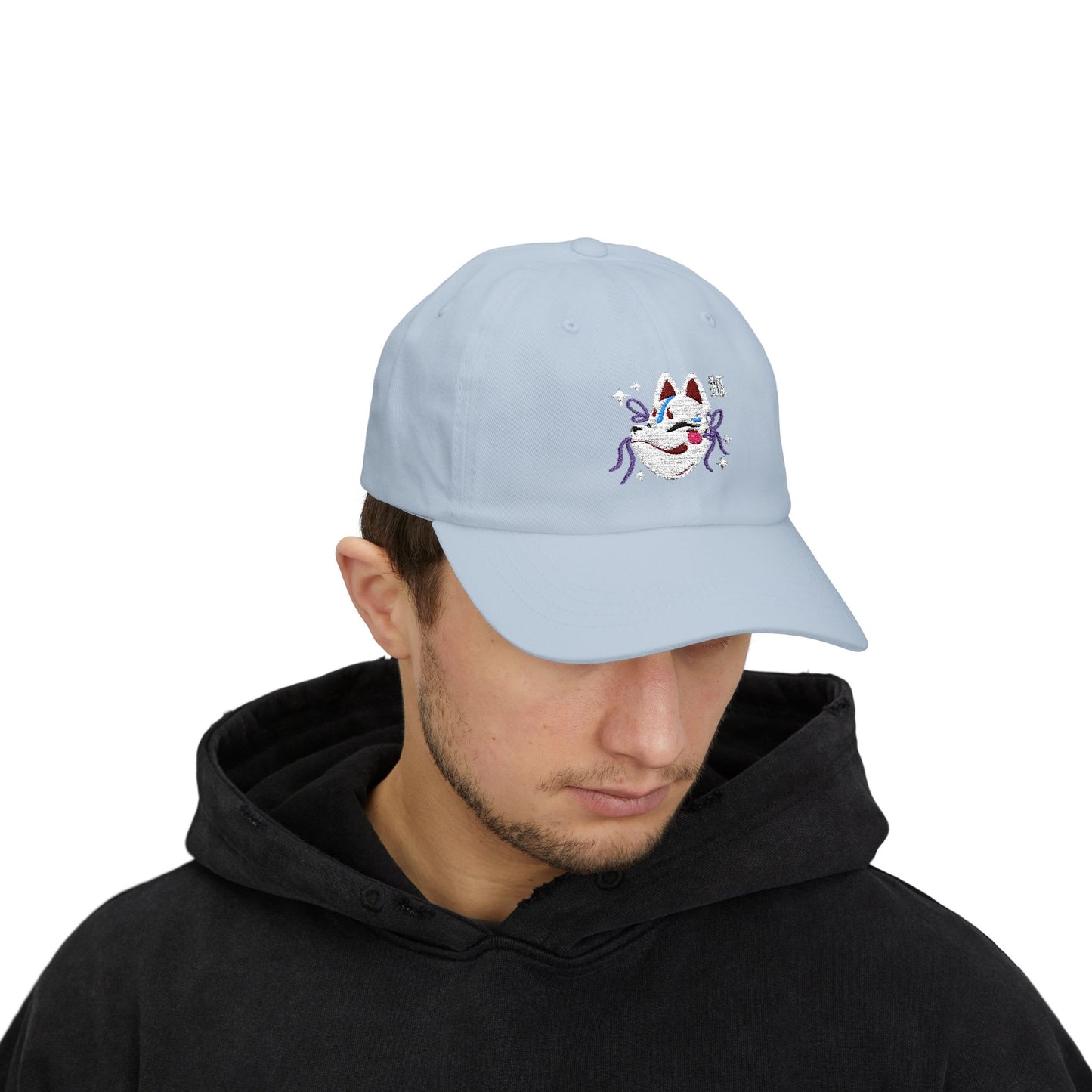 Classic Dad Cap with Playful Fox Design