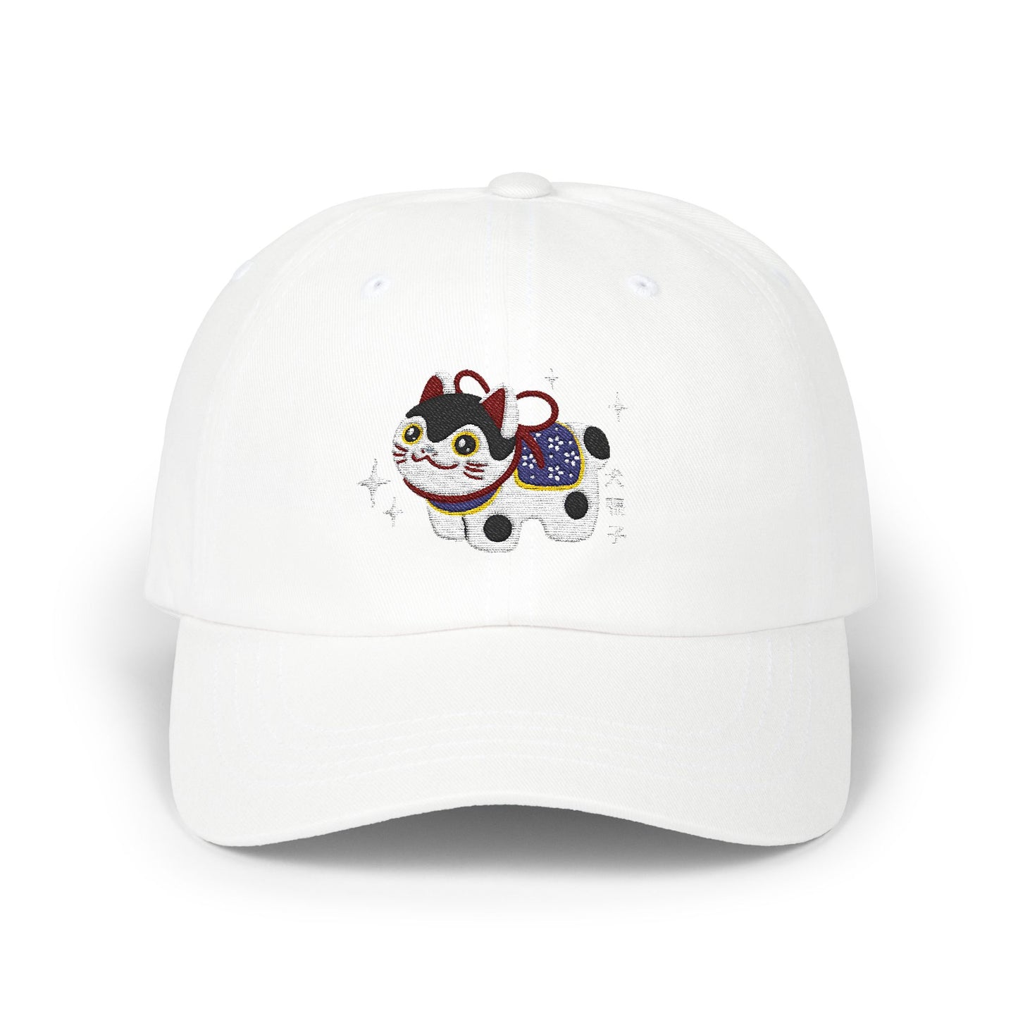Embroidered Cat Classic Dad Cap - Cute Pet Design for Animal Lovers