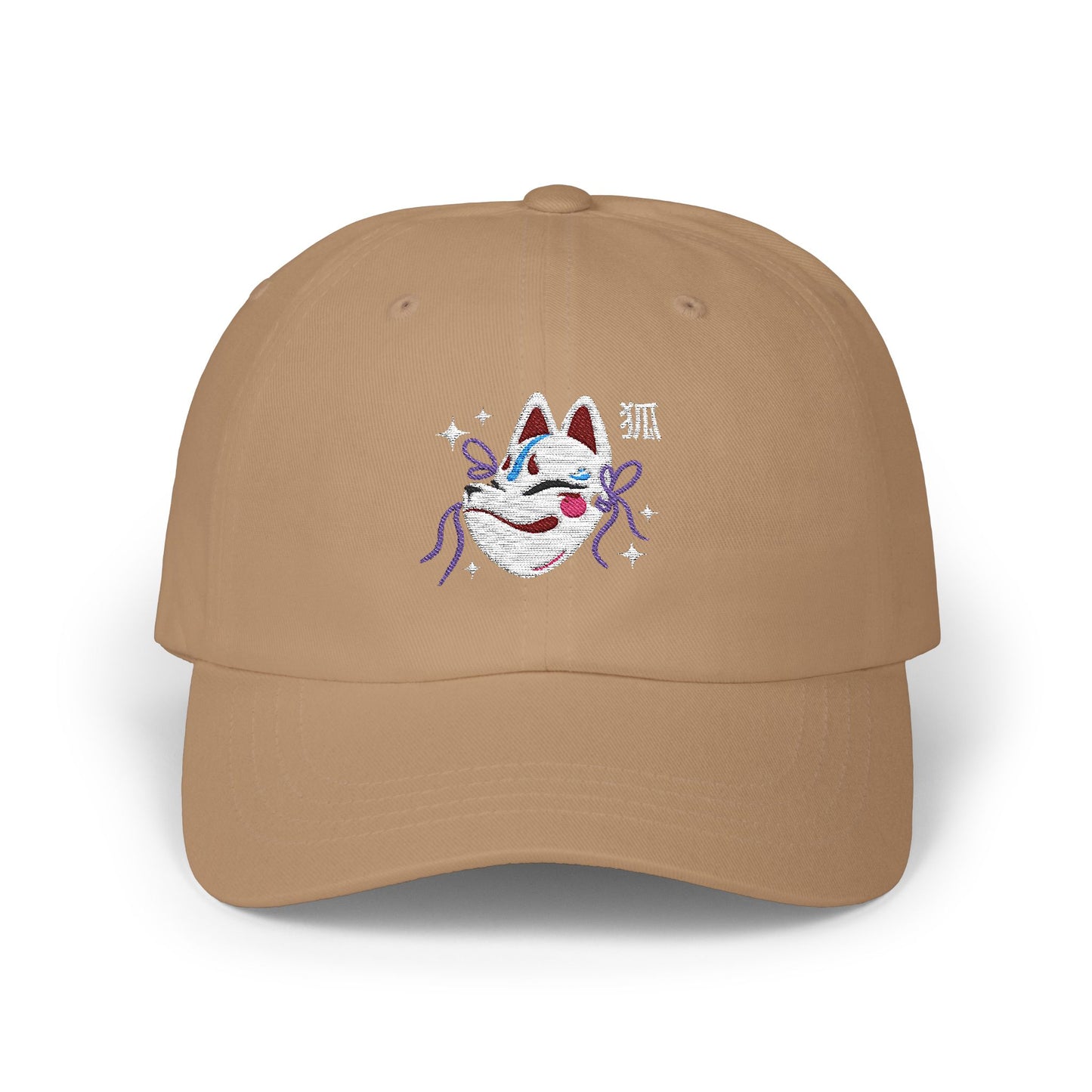 Classic Dad Cap with Playful Fox Design