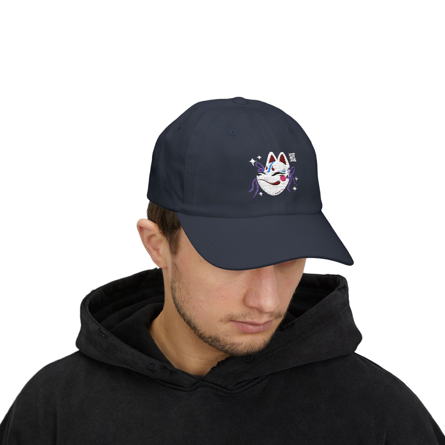 Classic Dad Cap with Playful Fox Design