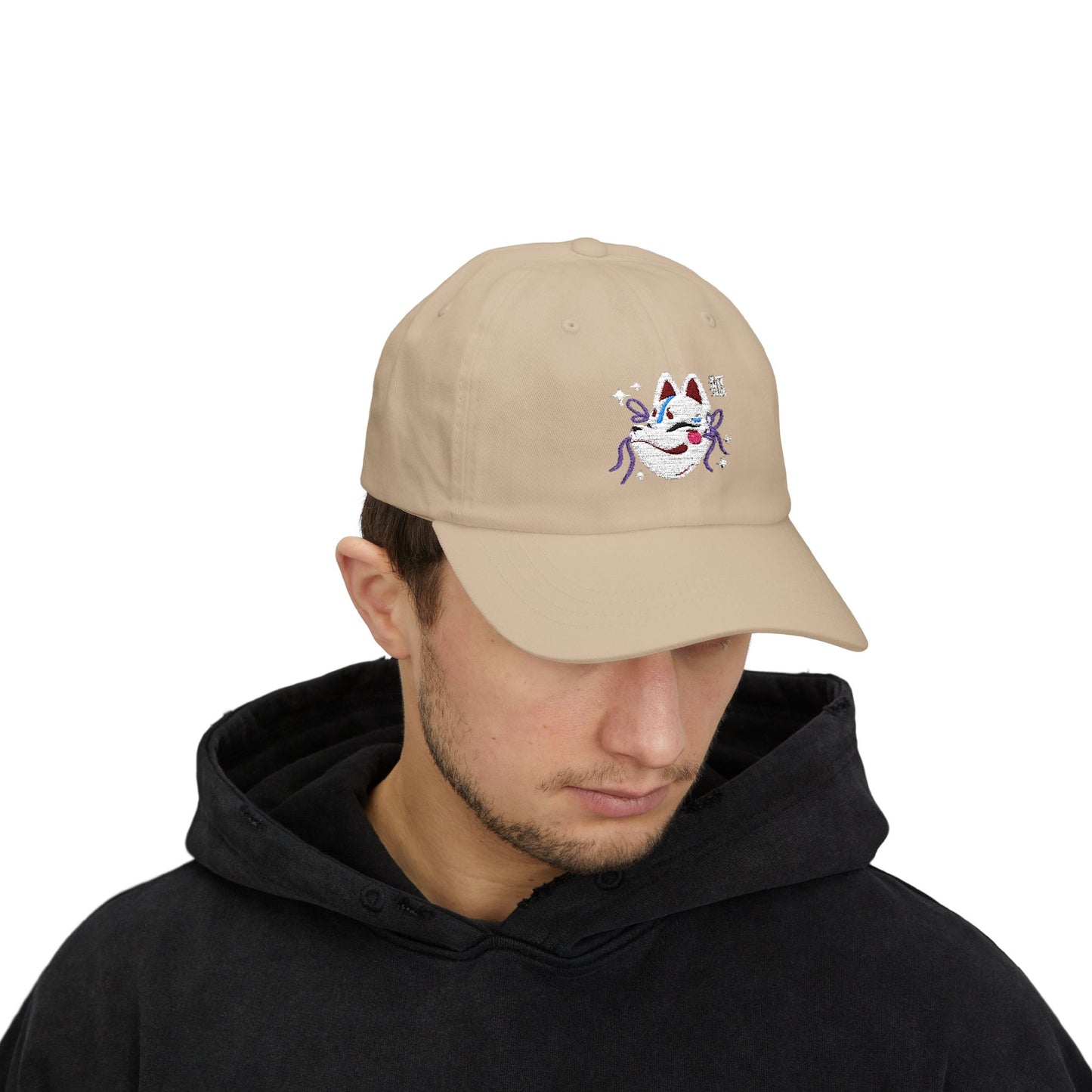 Classic Dad Cap with Playful Fox Design