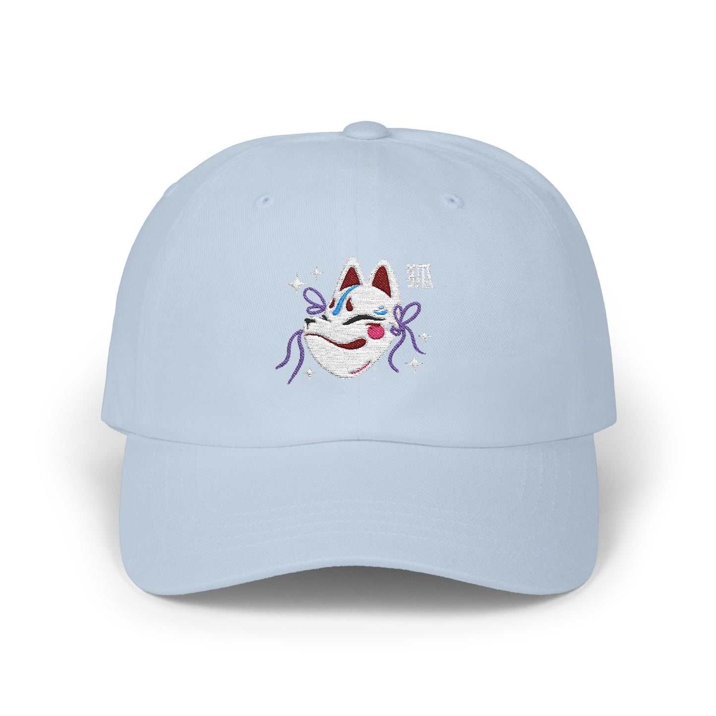Classic Dad Cap with Playful Fox Design