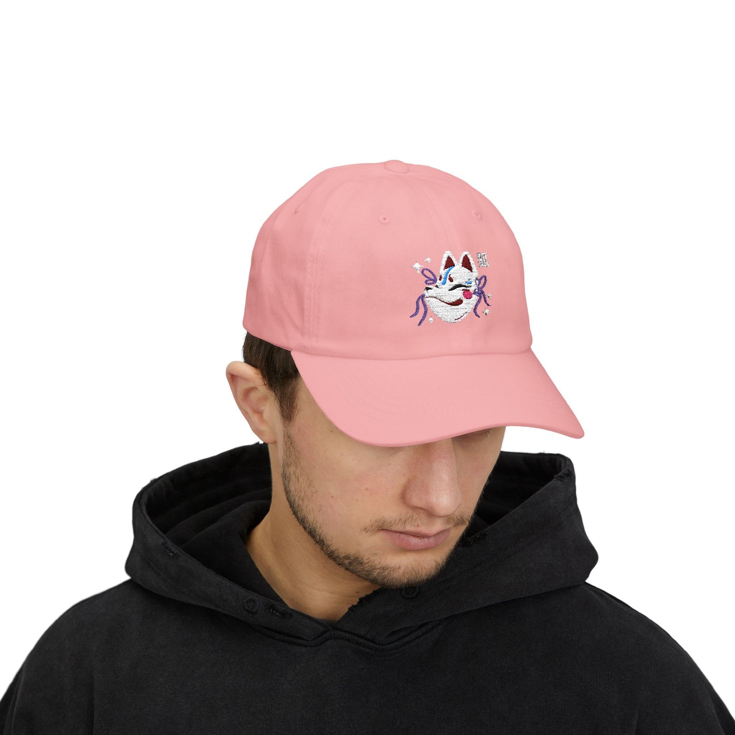 Classic Dad Cap with Playful Fox Design