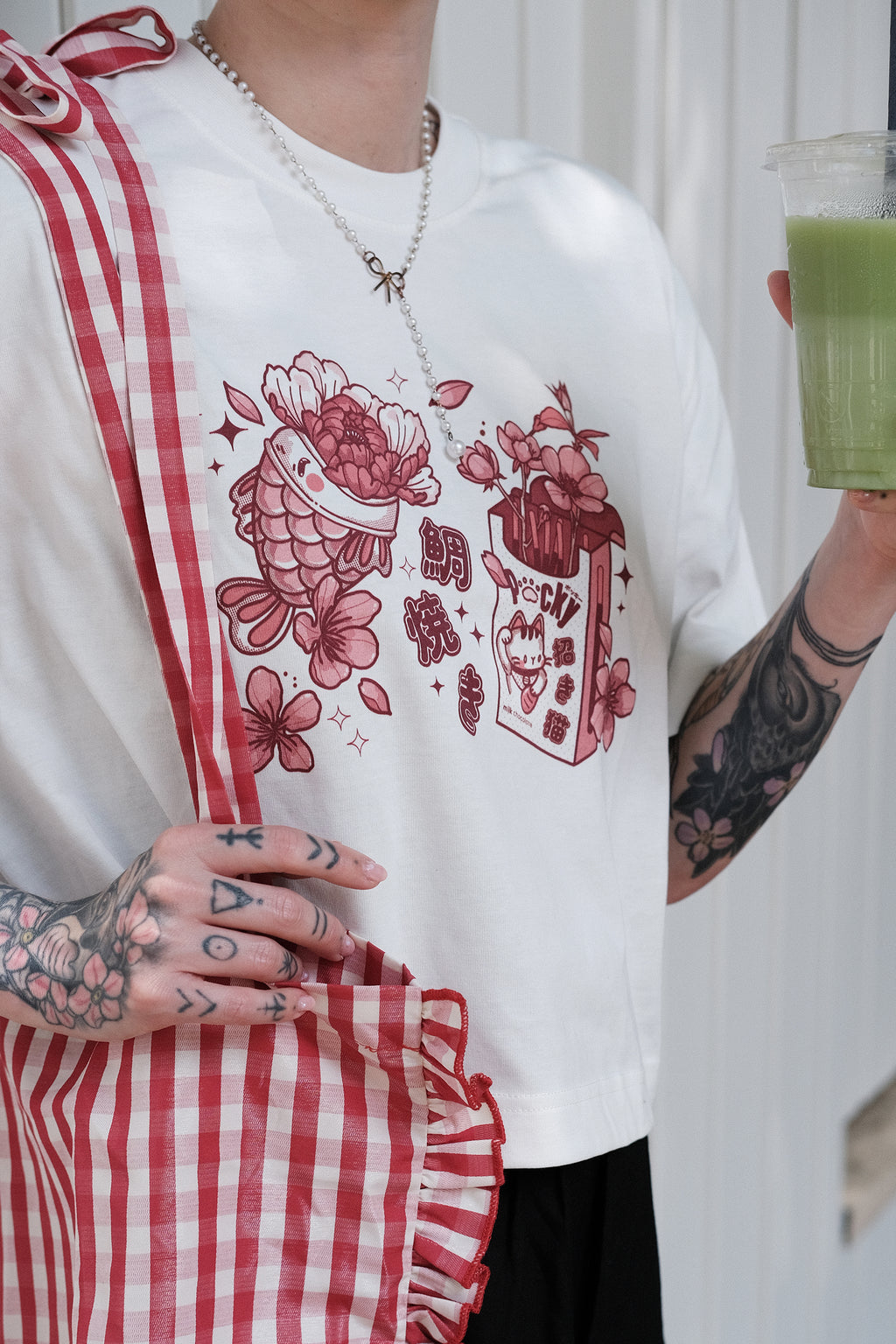 pocky crop shirt