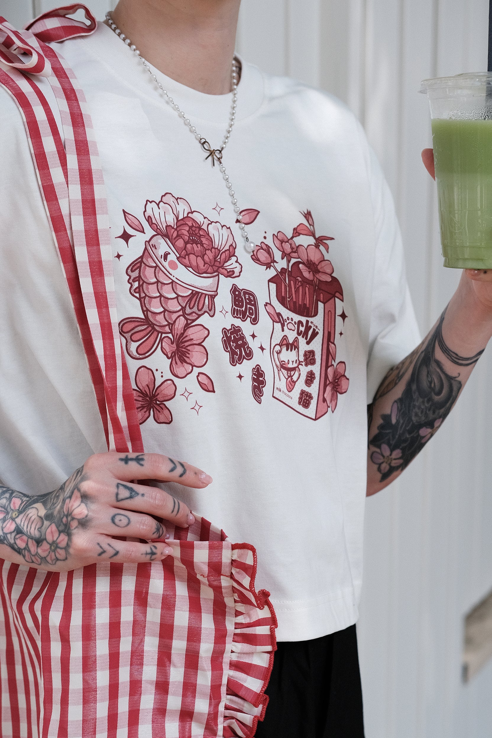 pocky crop shirt