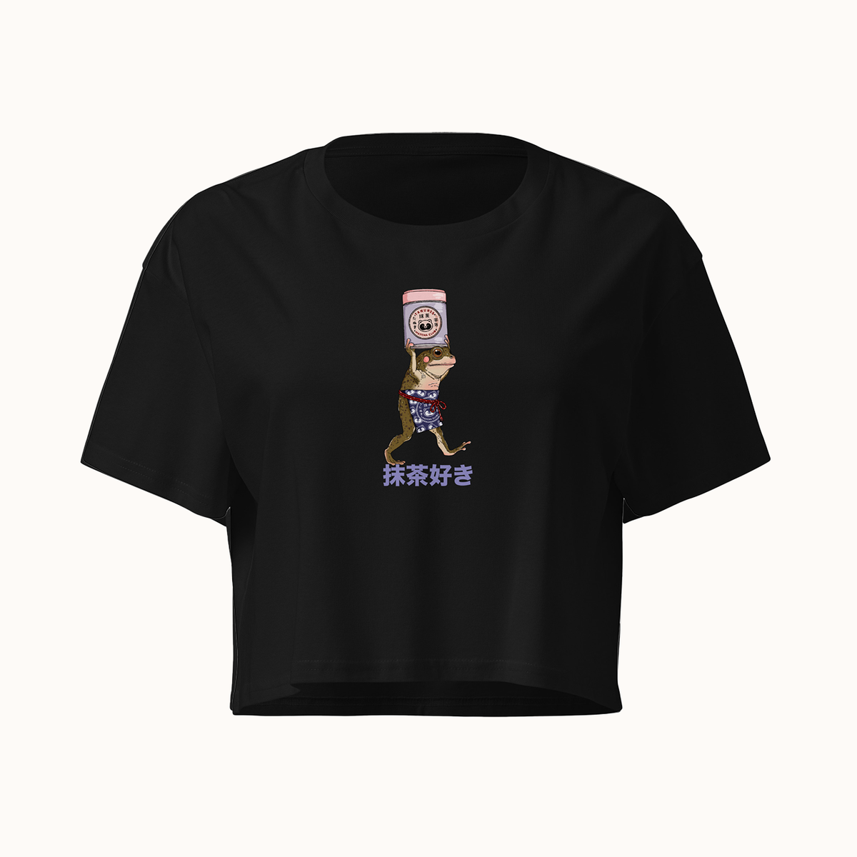 Matcha Club Crop Tee