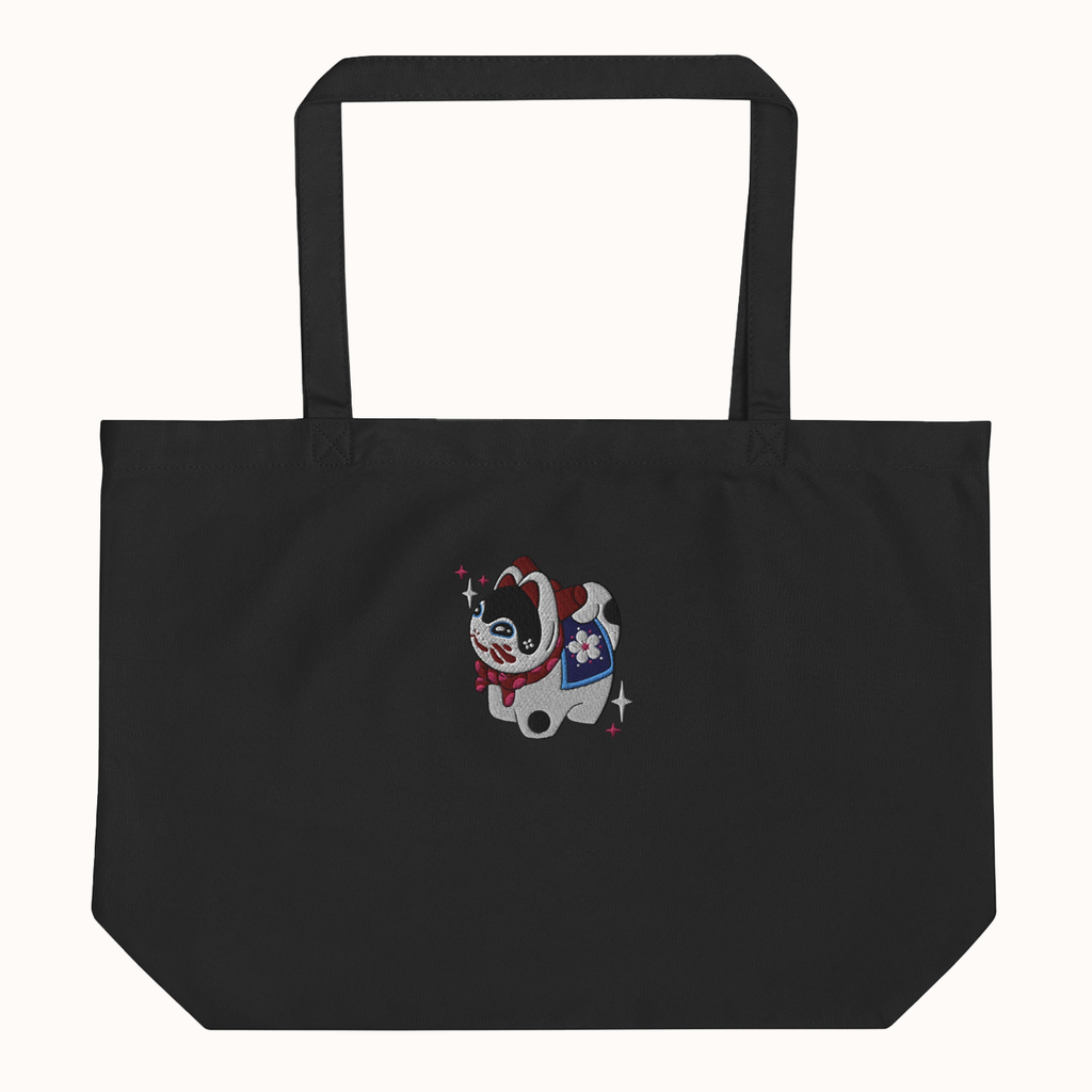 Large organic tote bag