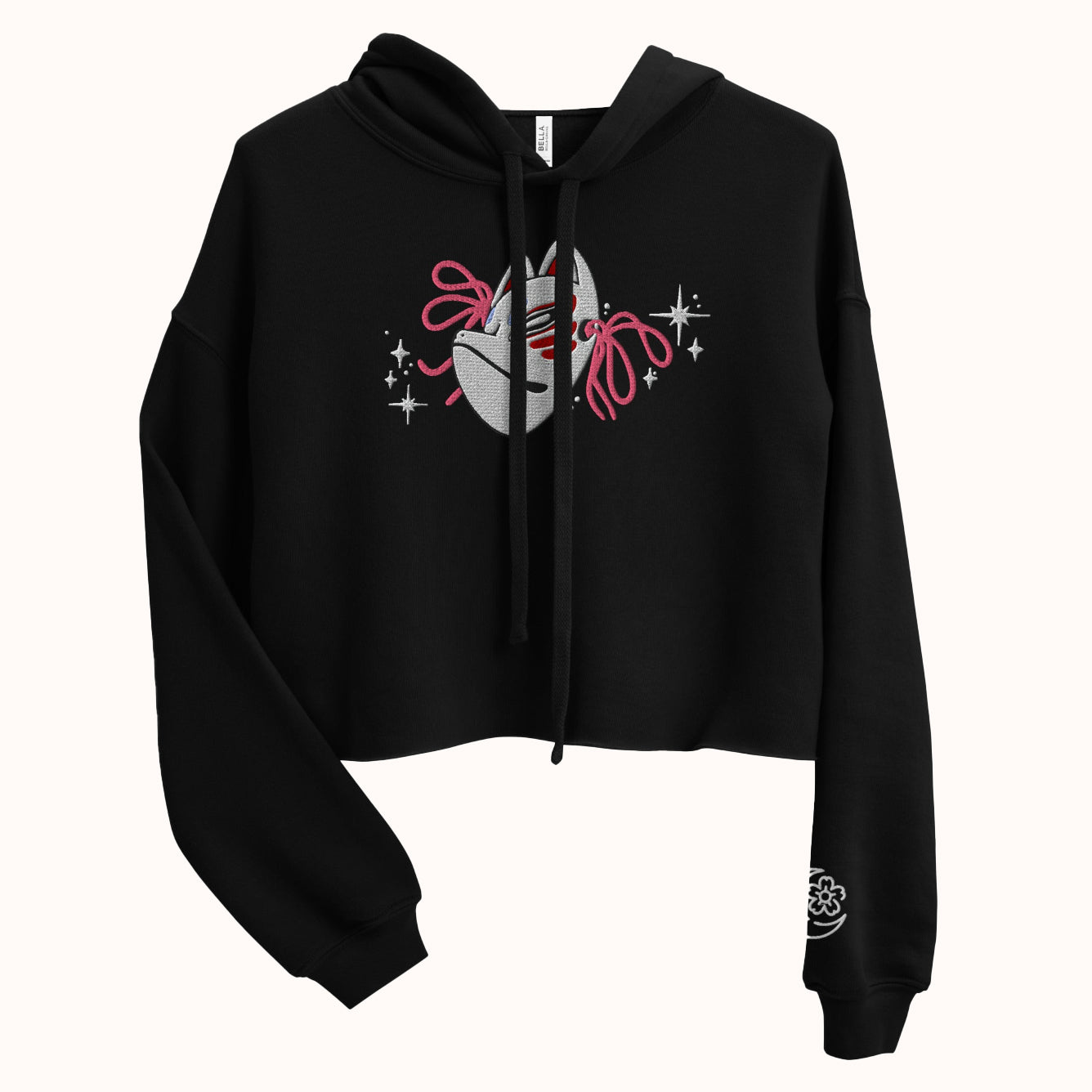 Kitsune Crop Hoodie