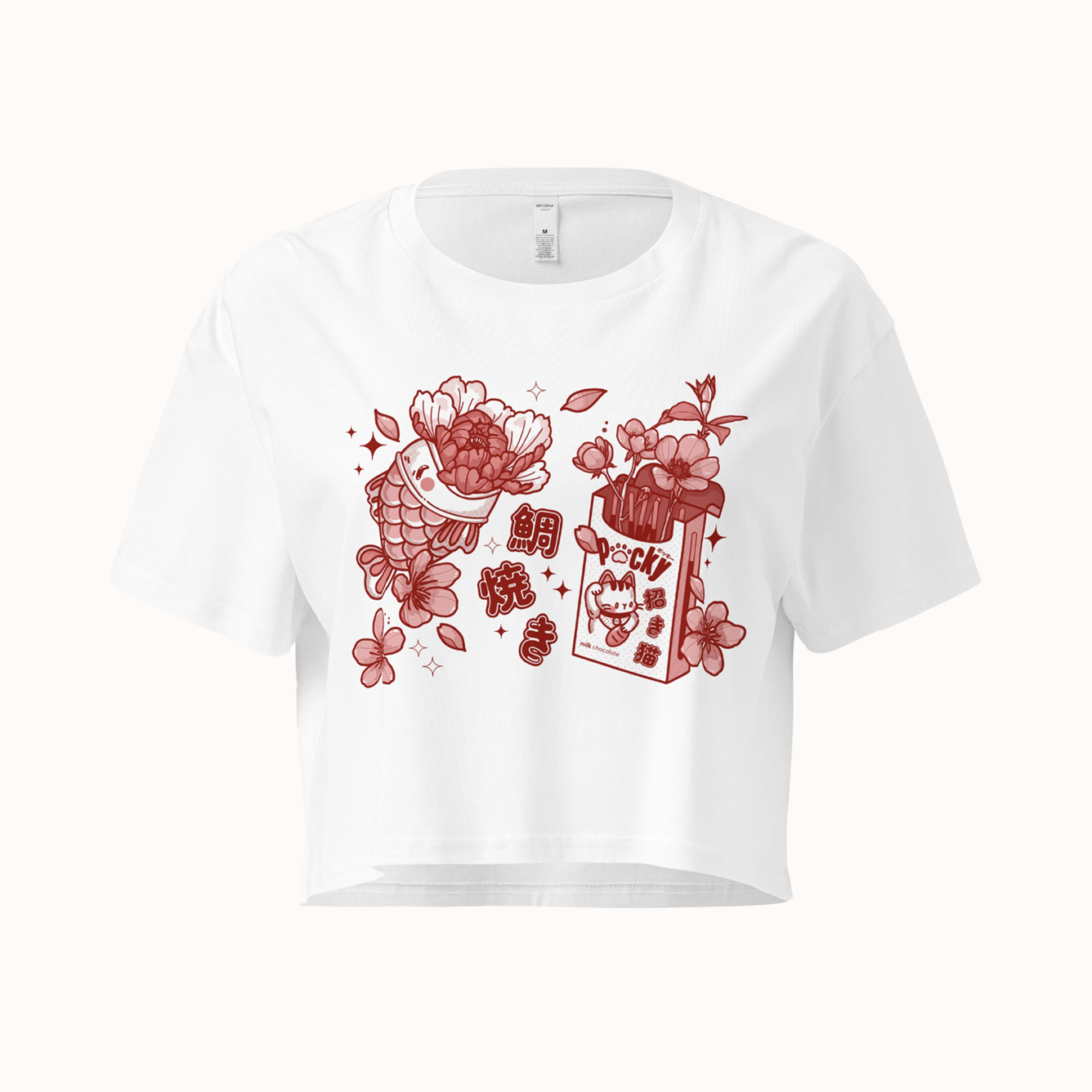 pocky crop shirt